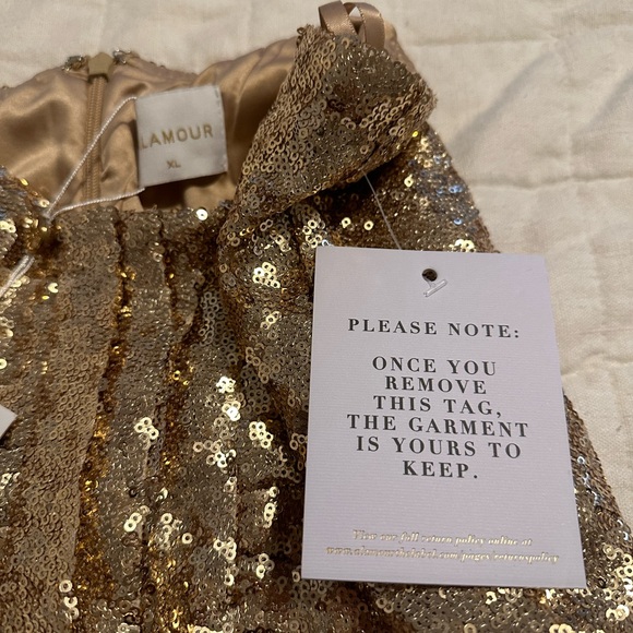 Gold Sequin Two-Piece Set - Picture 11 of 11